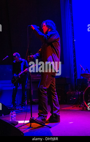 Mark Lanegan performing live at TMN ao vivo in Lisbon Lisbon, Portugal - 31.03.12 Stock Photo