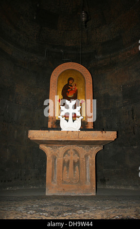 Khor Virap monastery interior, Armenia. Stock Photo