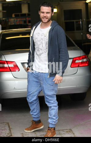 Danny Miller at the ITV studios London, England - 05.04.12 Stock Photo