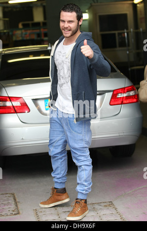 Danny Miller at the ITV studios London, England - 05.04.12 Stock Photo