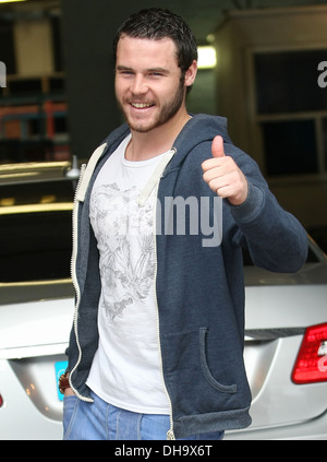 Danny Miller at the ITV studios London, England - 05.04.12 Stock Photo