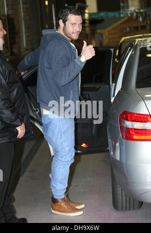 Danny Miller at the ITV studios London, England - 05.04.12 Stock Photo