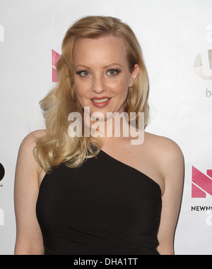 Wendi McLendon-Covey W Hotel's Private Lounge at LOGO's 2012 'NewNowNext' Awards - Backstage Los Angeles California - 05.04.12 Stock Photo