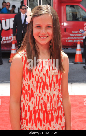 Lucy Thomas world premeire of 'The Three Stooges' held at Grauman’s Chinese Theater in Hollywood - Arrivals Los Angeles Stock Photo