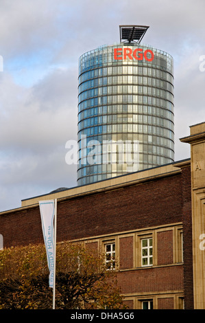 Ergo Insurance HQ and 'Kunstpalast' Art Gallery, Düsseldorf, NRW, Germany.