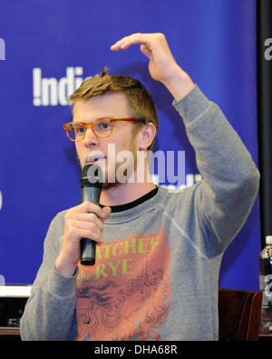 Jonnie Penn cast members of Buried Life appear at Indigo Bookstore promoting new book 'What Do You Want to Do Before You Die?' Stock Photo