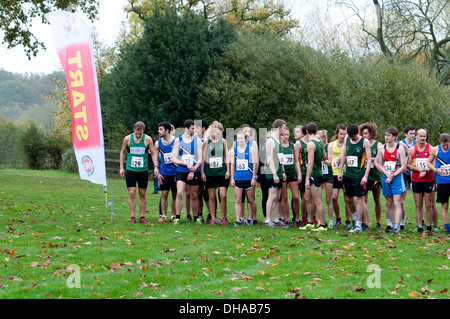 The Brose Cross Country Relays at Warwick University, UK Stock Photo