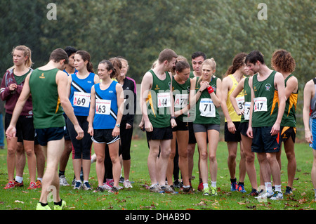 The Brose Cross Country Relays at Warwick University, UK Stock Photo