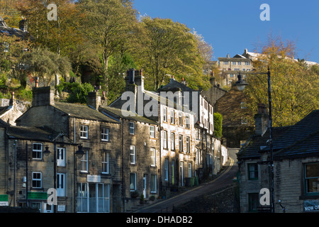 Holmfirth and The Holme Valley in West Yorkshire. Stock Photo