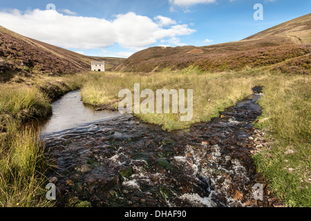 Lecht Burn & Mine in  the Cairngorm National Park in Aberdeenshire, Scotland Stock Photo