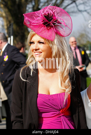 Atmosphere Ladies Day at John Smith Grand National meeting at Aintree Liverpool England - 13.04.12 Stock Photo