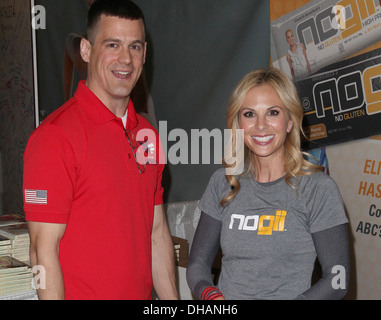 Louis P Nemec of Team R.W.B and Elisabeth Hasselbeck View's Elisabeth hasselbeck attending a signing for More Magazine/Fitness Stock Photo