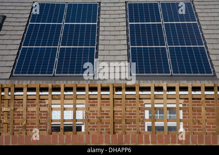 New affordable energy efficient homes in London Stock Photo