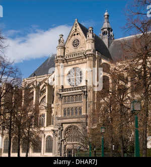 Saint Eustache Church in Les Halles, Paris. France. Stock Photo