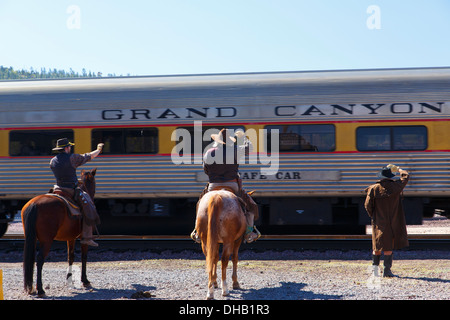 Grand Canyon Railroad, Williams, Arizona. Stock Photo