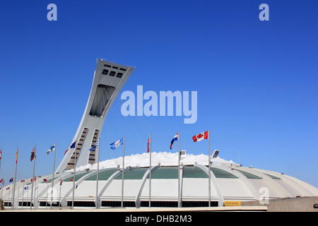 Olympic Stadium, Montreal, Quebec, Canada Stock Photo