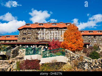 Autumn colors at the Grove Park Inn,  Asheville North Carolina Stock Photo