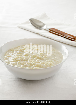 Rice Pudding Stock Photo