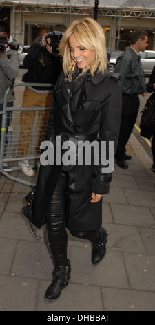 Mena Suvari outside the BBC Radio 1 studios London, England - 16.04.12 Stock Photo