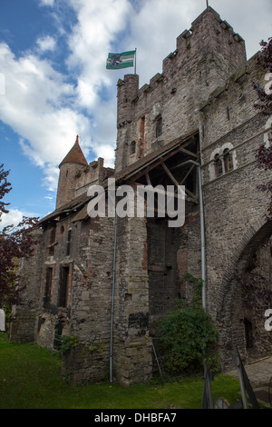 Gravensteen, Castle of the Counts of Flanders, city of Gent, in Flanders, Belgium. Stock Photo