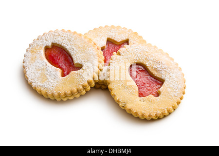 jelly cookies on white background Stock Photo