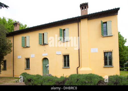 house of the italian poet vincenzo monti, comacchio, ravenna province, po river delta, emilia romagna, italy, europe Stock Photo
