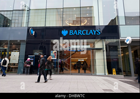 Barclay's bank branch Birmingham city centre Stock Photo