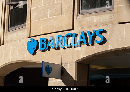 Barclay's bank birmingham city center Stock Photo