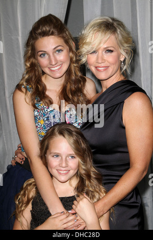 Jennie Garth and her Daughters Luca Bella, Lola Ray Jennie Garth's 40th Birthday Celebration & Premiere Party For 'Jennie Stock Photo