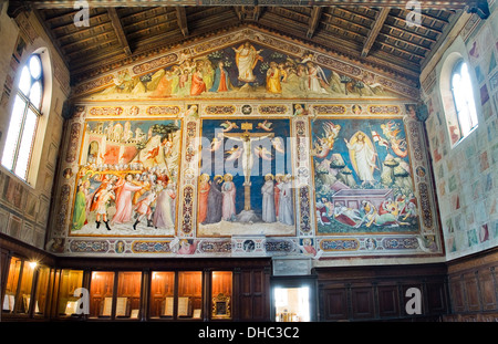 The sacristy of the Basilica di Santa Croce. Florence, Italy Stock Photo