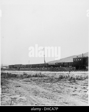 Promontory Point, the spot where the track layers met and laid the last rail. Elevation 4,905 feet. Box Elder County... 517298 Stock Photo