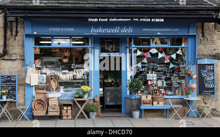 Bakewell Deli in the heart of the Peak District National Park Stock Photo