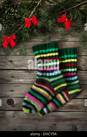 christmas socks Stock Photo