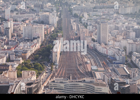 Gare Montparnasse railway in Paris. Stock Photo