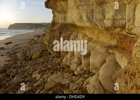 Praia de Porto de Mos in Lagos Stock Photo