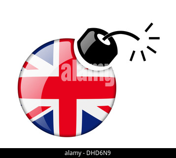 The British flag Stock Photo