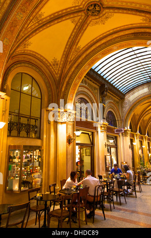 Cafe in Freyung Passage, Vienna, Austria, Europe Stock Photo