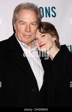 Michael McKean and Annette O'Toole Broadway opening night of 'The Lyons' at Cort Theatre – Arrivals New York City USA –