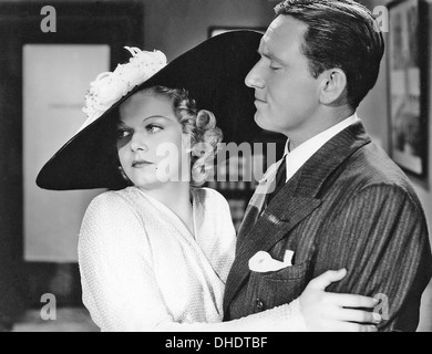 LIBELED LADY 1936 MGM film with Jean Harlow and Spencer Tracy Stock Photo -  Alamy