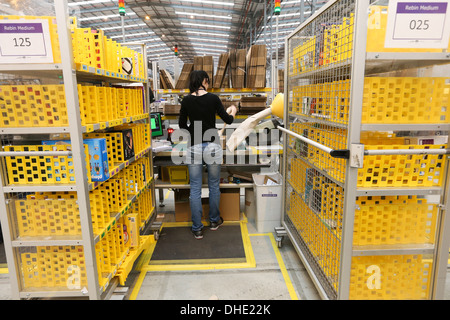 Amazon fulfilment centre (warehouse)  in Peterborough Cambridgeshire Stock Photo