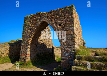 Grosnez Castle, Jersey, Channel Islands, Europe Stock Photo