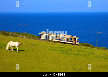 Manx Electric Railway, Isle of Man, Europe Stock Photo