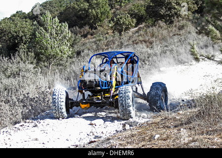 Cross country rally. A racing buggy event. Photographed in Israel Stock Photo