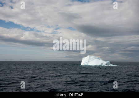 Canada, Quebec, Lower Savage Islands located between Frobisher Bay & the Hudson Strait, large iceberg. Stock Photo