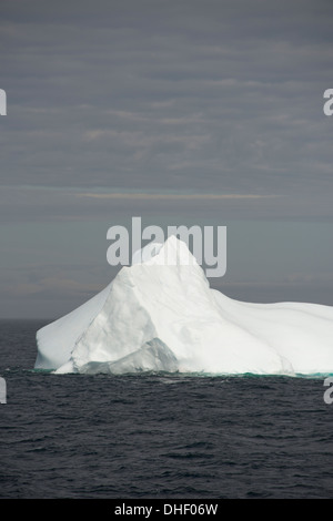 Canada, Quebec, Lower Savage Islands located between Frobisher Bay & the Hudson Strait, large iceberg. Stock Photo