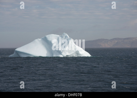 Canada, Quebec, Lower Savage Islands located between Frobisher Bay & the Hudson Strait, large iceberg. Stock Photo