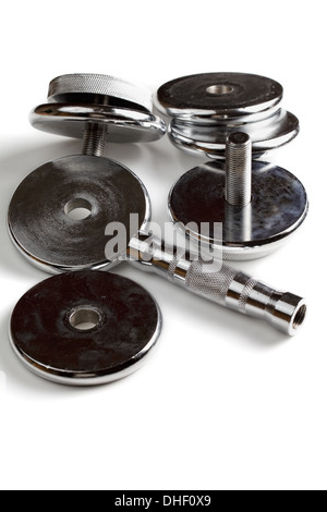 Parts of dumbbell Stock Photo - Alamy