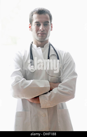 Portrait of doctor with arms folded Stock Photo