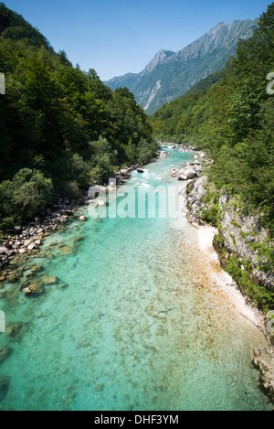 emerald river Stock Photo