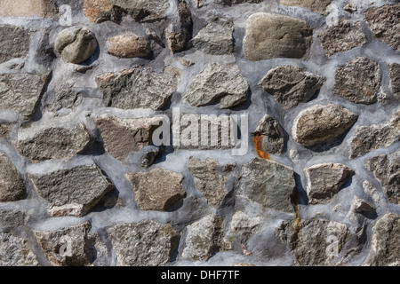 Huge stone wall texture as background Stock Photo
